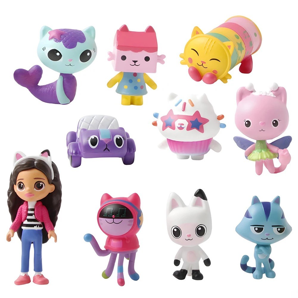 13pcs/set Gabby's Dollhouse Action Figure Cute Doll Collection Model Toys***