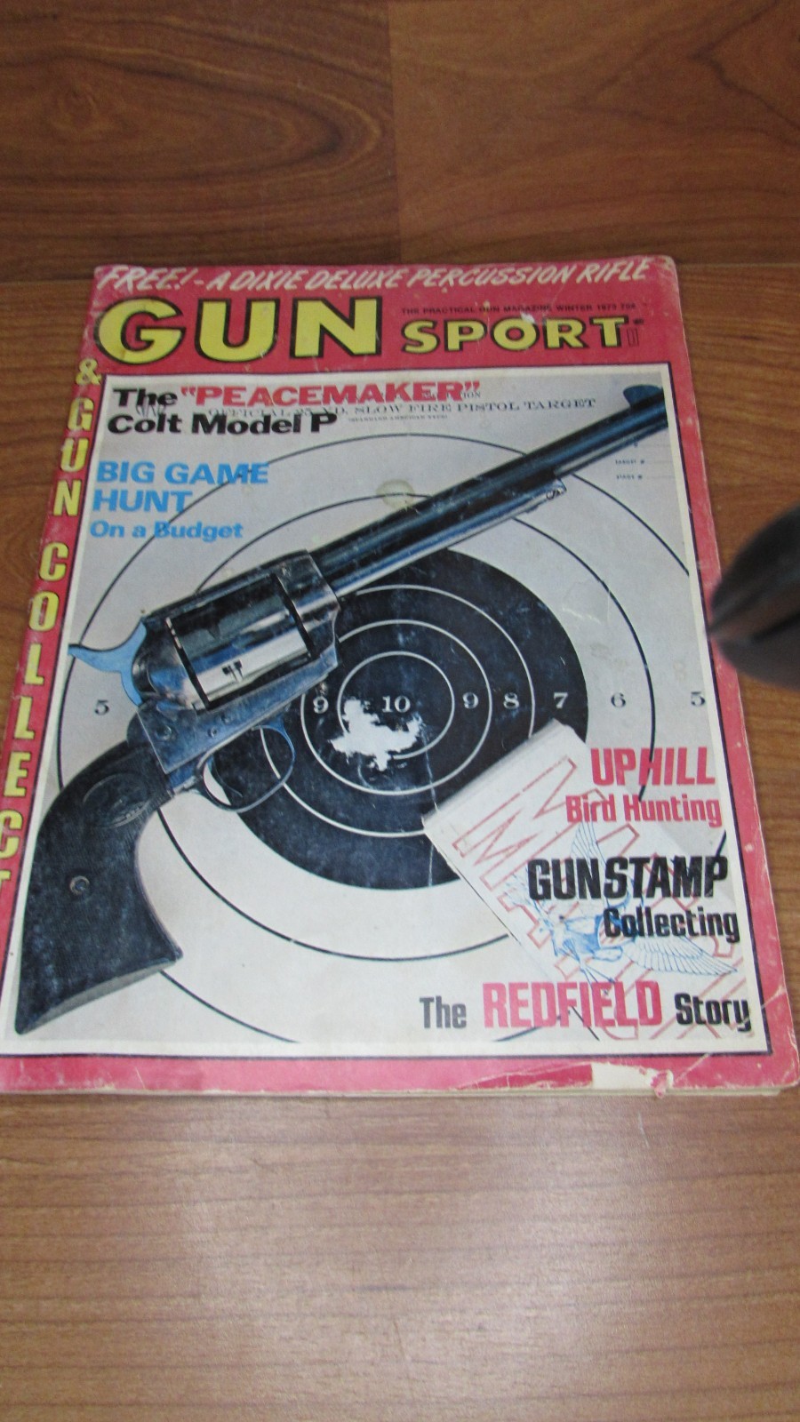 Vintage 1973 Gun Sport Magazine Colt Peacemaker Model P cover Vintage 1973 Gun Sport Magazine Colt Peacemaker Model P cover