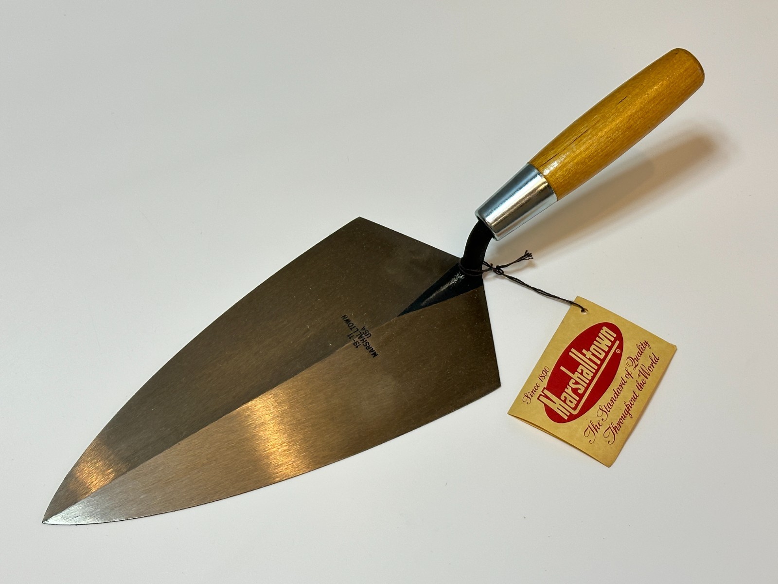 NEW Marshalltown 19-11 Brick Trowel Philadelphia 11 x 5-1/2 Wooden Handle (NOS) NEW Marshalltown 19-11 Brick Trowel Philadelphia 11 x 5-1/2 Wooden Handle (NOS)