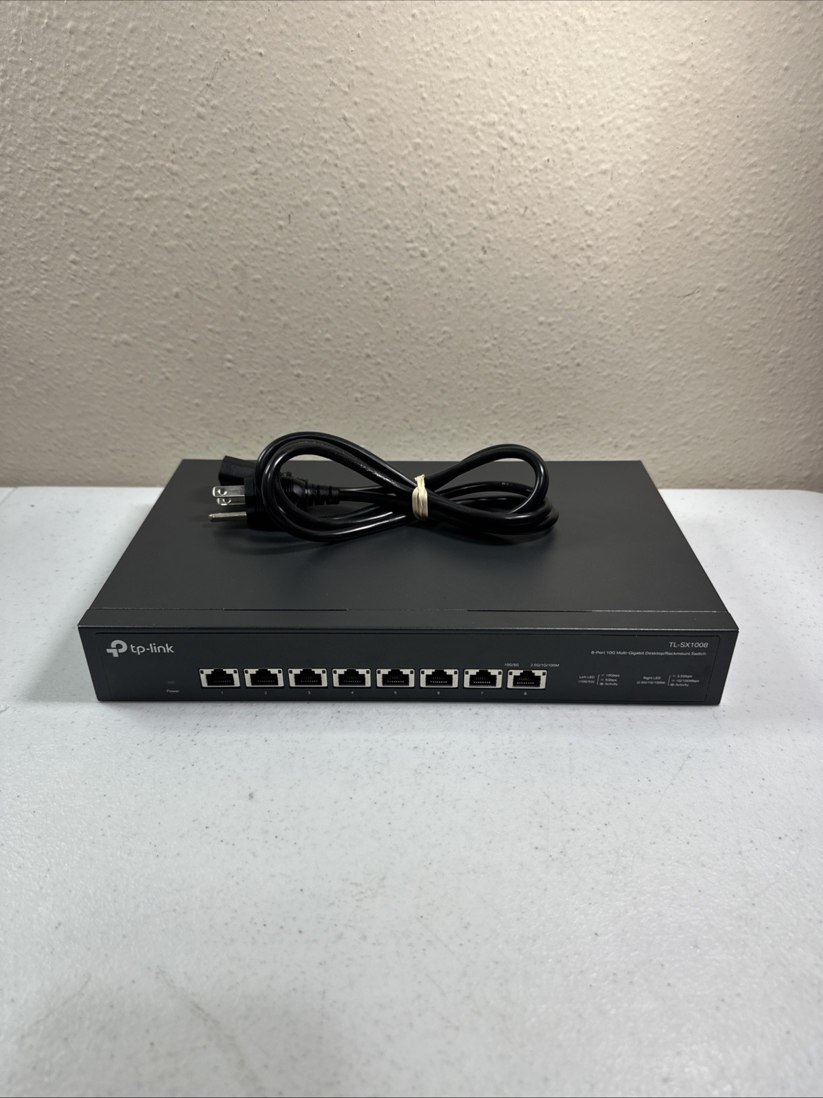 TP-Link TL-SX1008 - 8 Port 10G/Multi-Gig Unmanaged Ethernet Switch TP-Link TL-SX1008 - 8 Port 10G/Multi-Gig Unmanaged Ethernet Switch