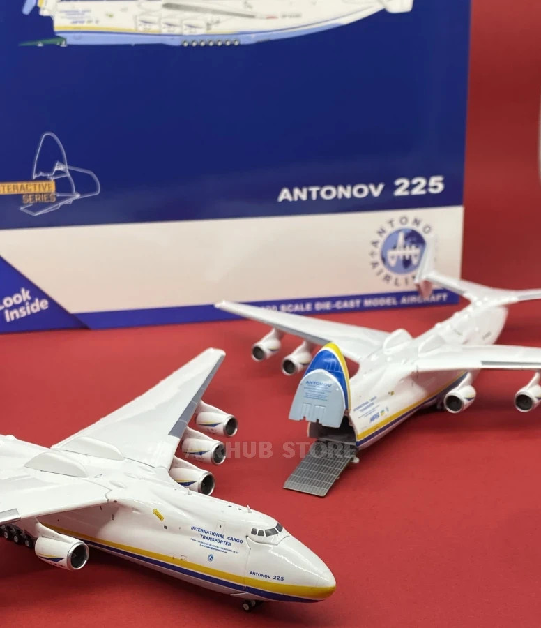 Metal Antonov An-225 Interactive UR-82060 GeminiJets GJADB2336 Scale 1:400