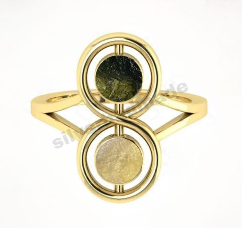 Natural Moldavite Ring 925 Sterling Silver libyan desert glass handmade ring Natural Moldavite Ring 925 Sterling Silver libyan desert glass handmade ring