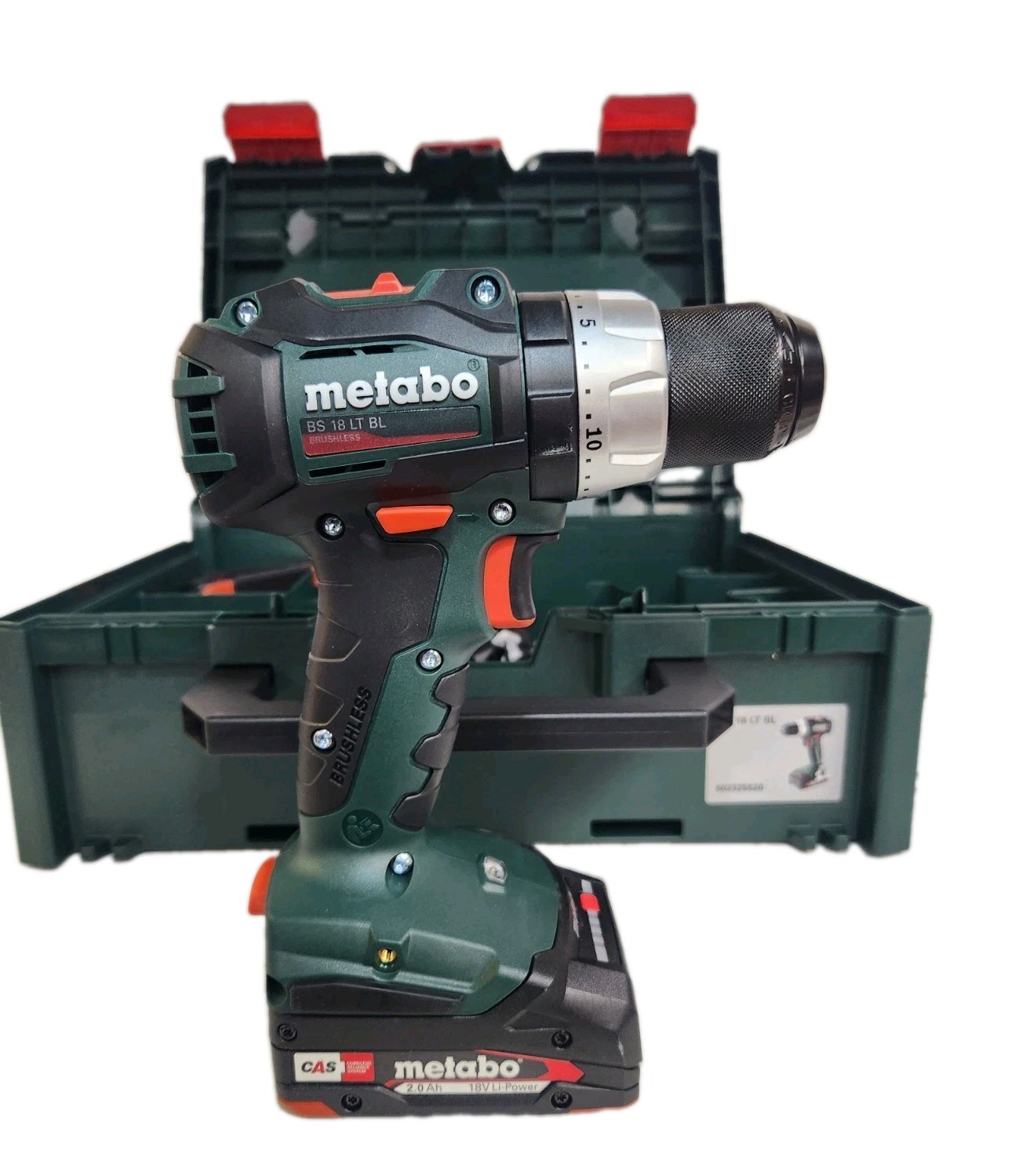 NEW Metabo 18V BS 18 LT BL 2.0 Brushless Cordless Hammer Drill 2.0Ah Kit New