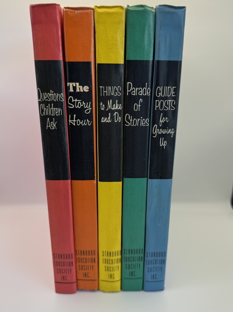 VTG 1960 Rainbow CHILD HORIZONS 5 Book Set HC Questions Children Ask & Guidepost VTG 1960 Rainbow CHILD HORIZONS 5 Book Set HC Questions Children Ask & Guidepost