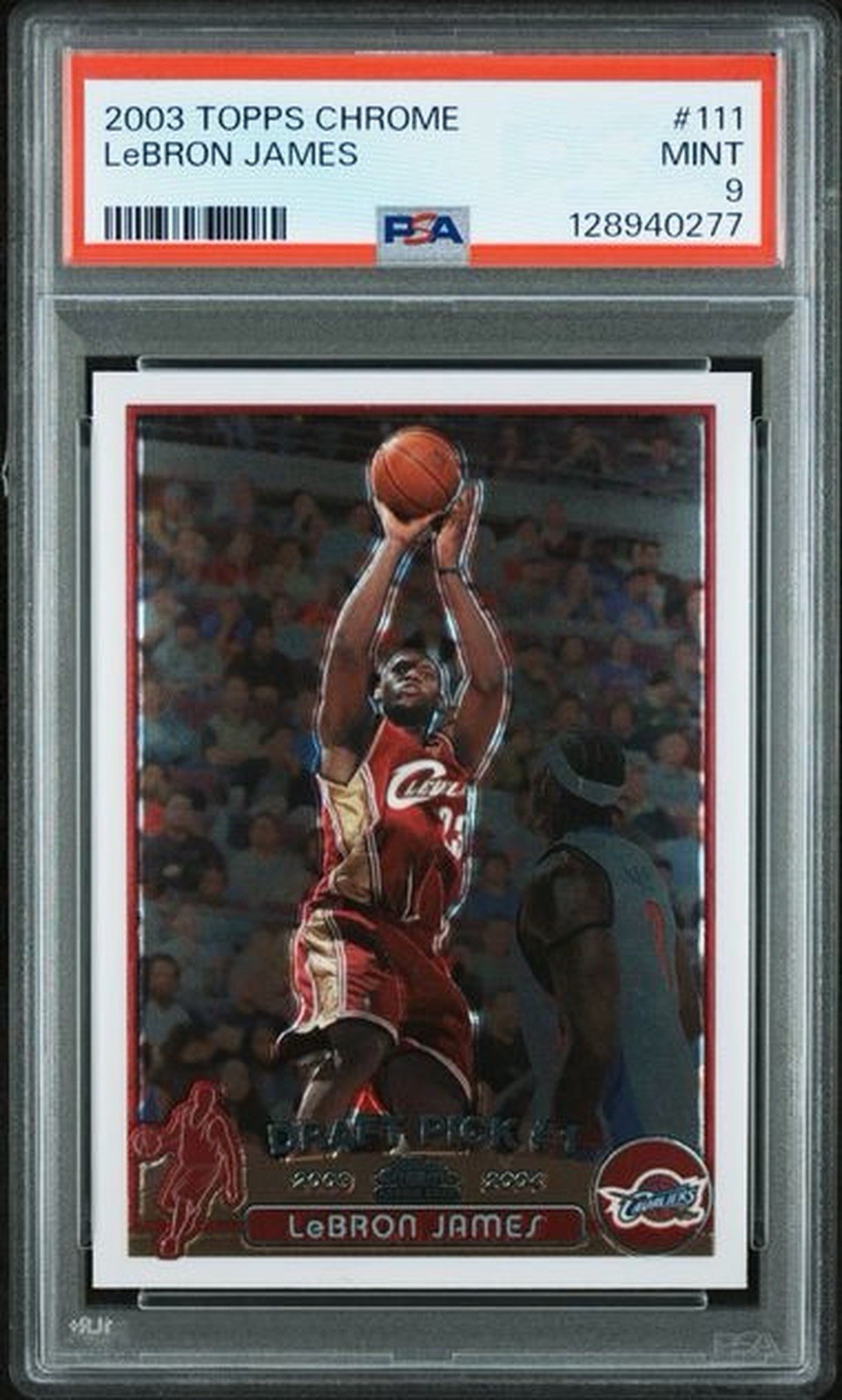 2003-04 Topps Chrome LeBron James #111 (RC) 2003-04 Topps Chrome LeBron James #111 (RC)