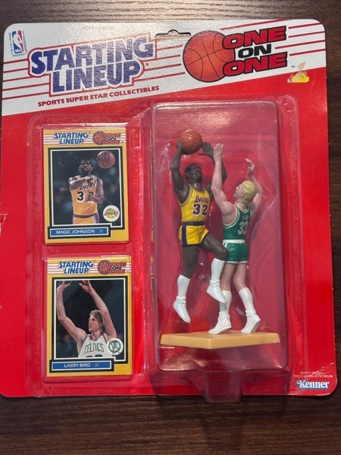 ***1989 Bird vs Johnson SLU ONE on ONE figures***weekend special