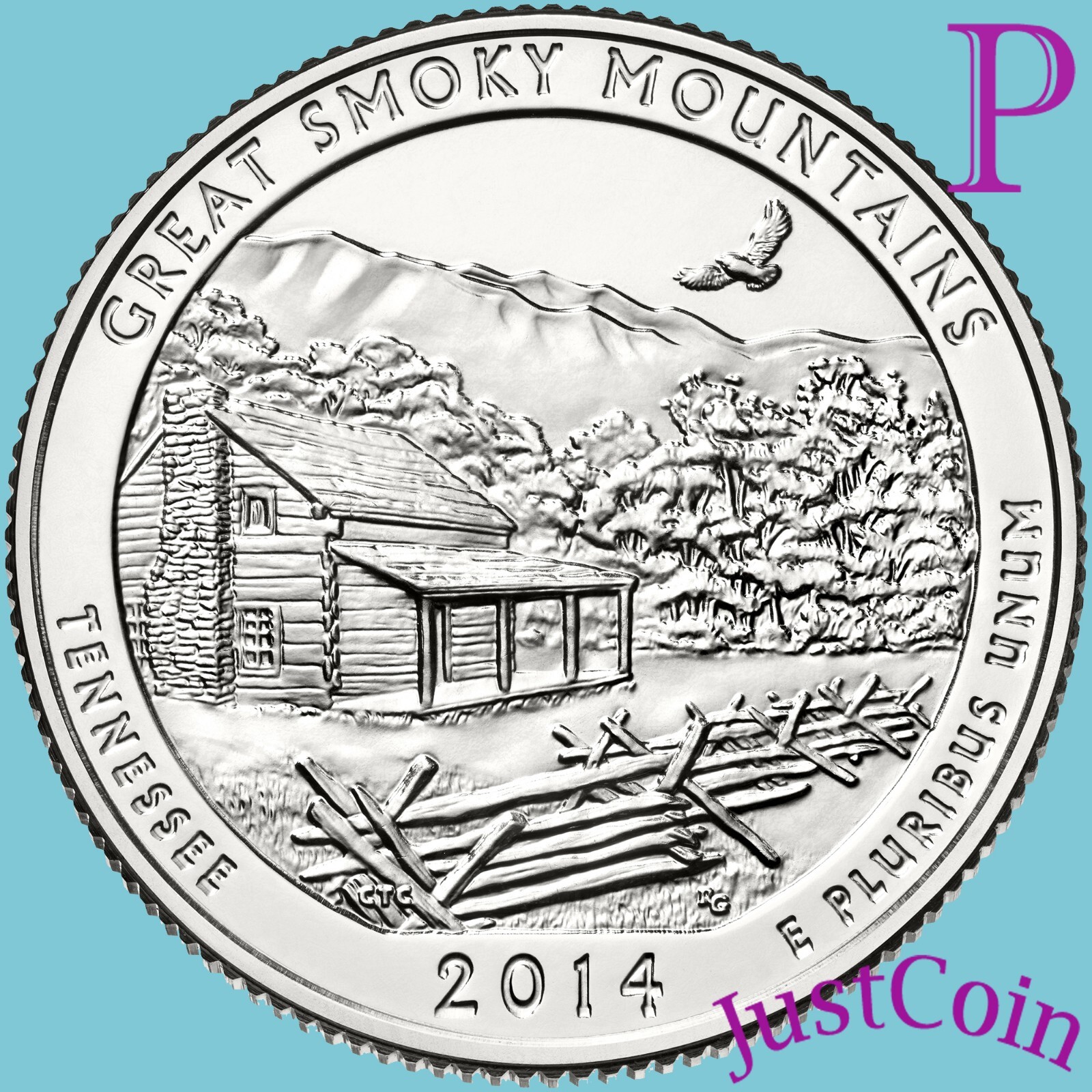 2014-P GREAT SMOKY MOUNTAINS NATIONAL PARK UNCIRCULATED QUARTER US MINT