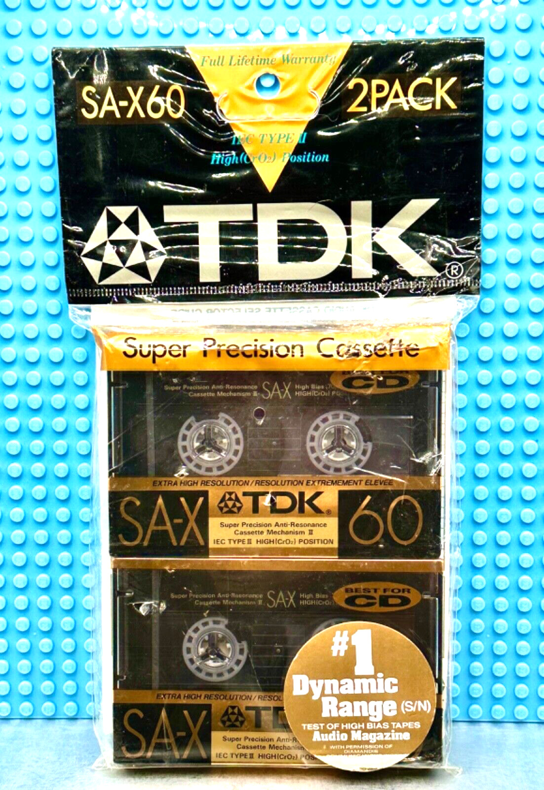TDK SA-X 60 1989 USA TYPE II TWINPAK BLANK CASSETTE TAPES (2) (SEALED) TDK SA-X 60 1989 USA TYPE II TWINPAK BLANK CASSETTE TAPES (2) (SEALED)