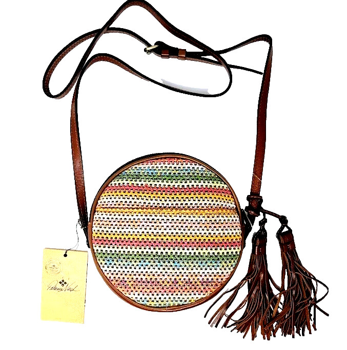 Patricia Nash Round Scafati With Tassel Wave Round Crossbody Bag New Patricia Nash Round Scafati With Tassel Wave Round Crossbody Bag New