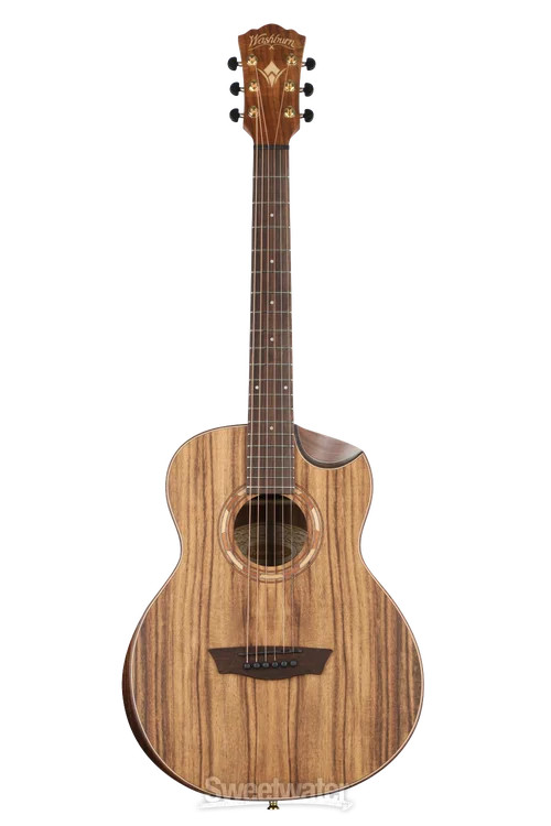 Washburn Comfort G-Mini 55 Koa Acoustic Guitar - Satin