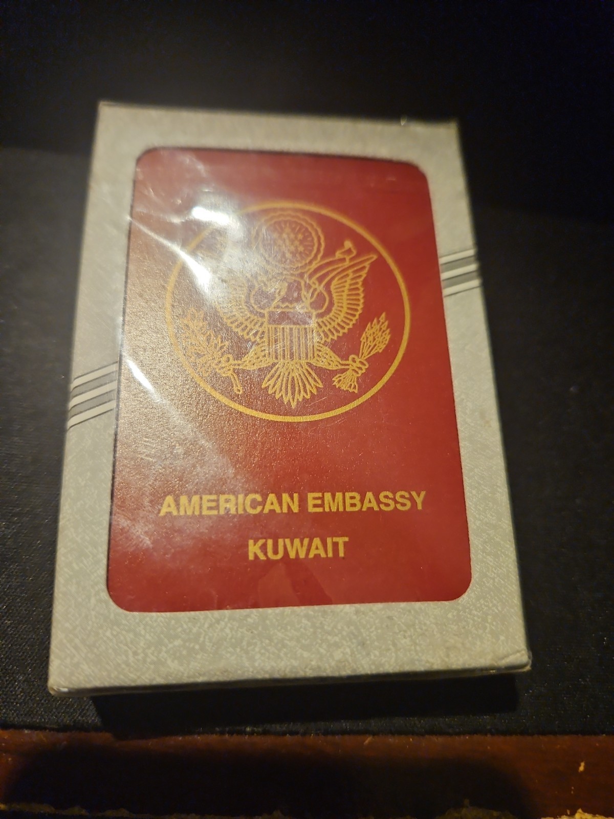 Vintage Kuwait Embassy playing cards featuring Iraqi Regime \ Vintage Kuwait Embassy playing cards featuring Iraqi Regime \