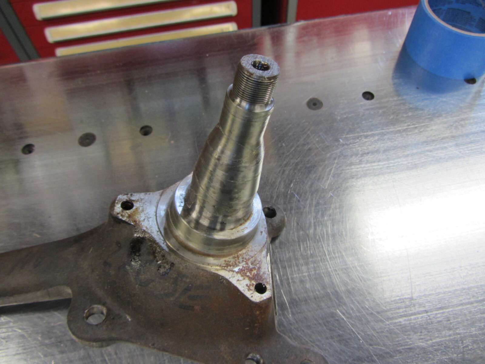 Vintage Mercedes Left Side Non-ABS Streering Knuckle, 116 330 41 19