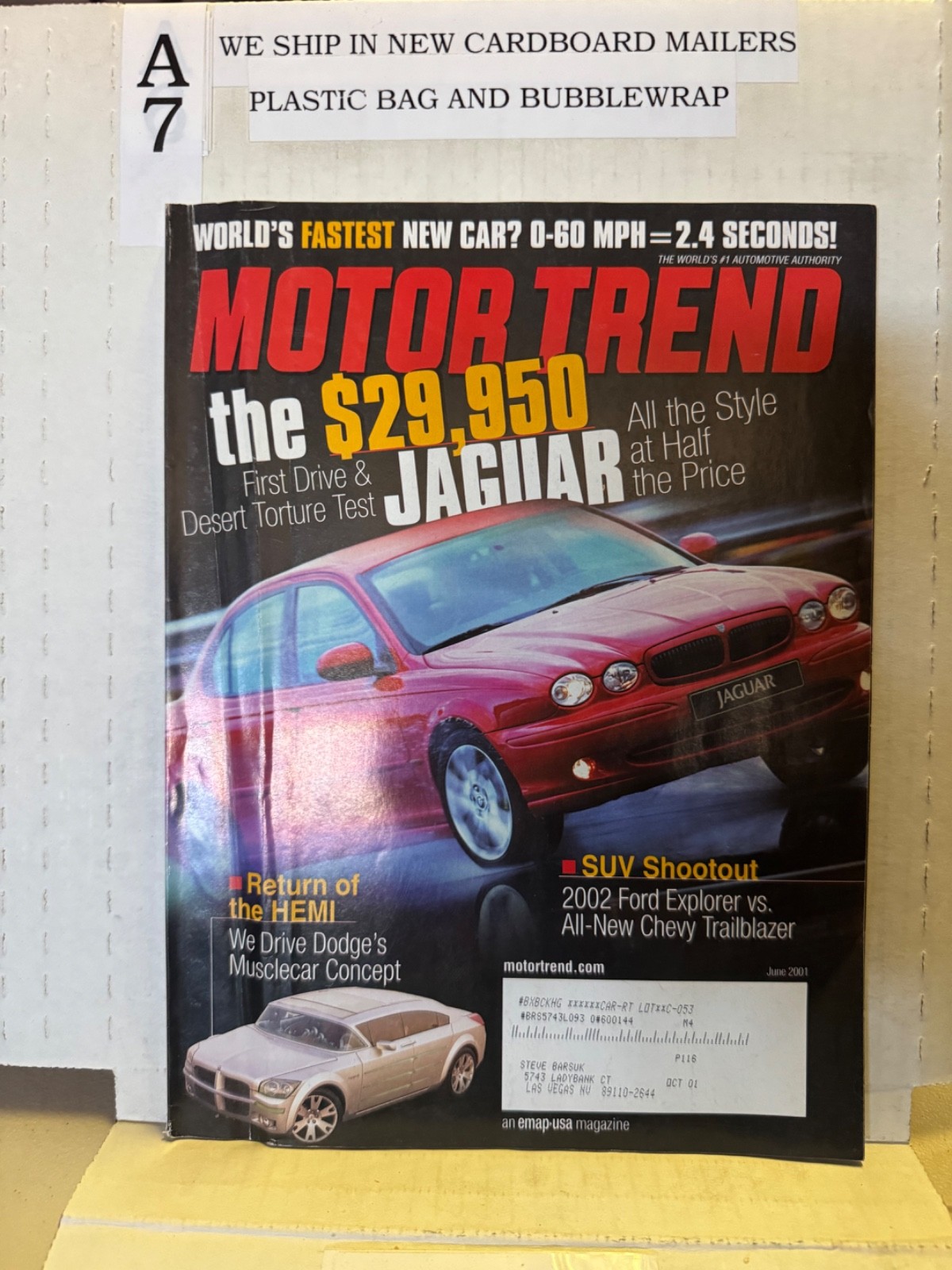 Motor Trend Magazine June 2001