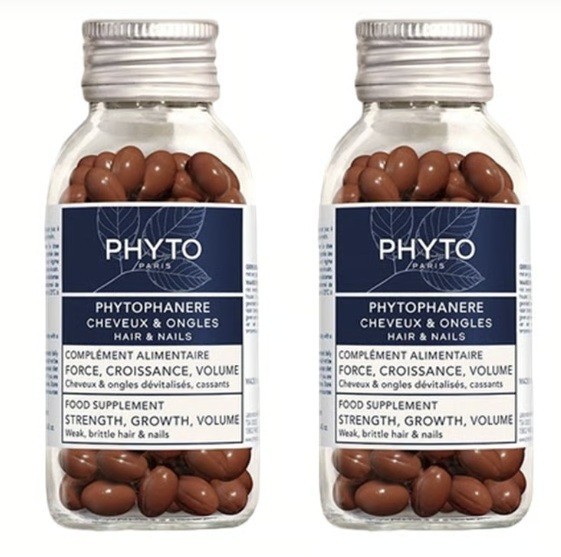 Phyto Phytophanere Hair & Nails Dietary Supplements 2x 120 Caps EXP 2027