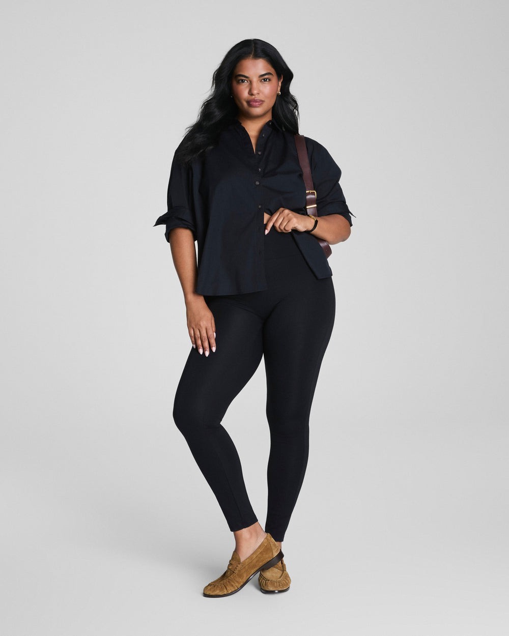 SPANX Everyday Legging Black Slimming Smoothing Compression SPANXshape Large