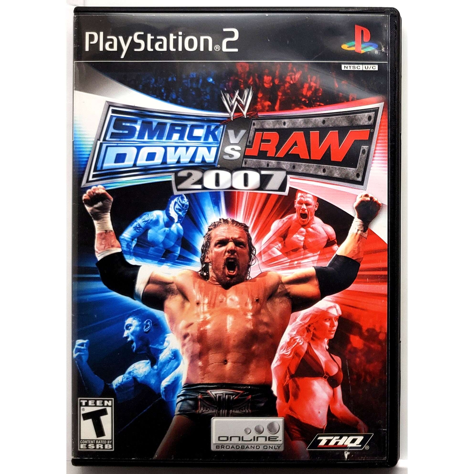 WWE Smackdown Vs. Raw 2007 - Sony Playstation 2 PS2 Pristine Tested 1Y Guarantee