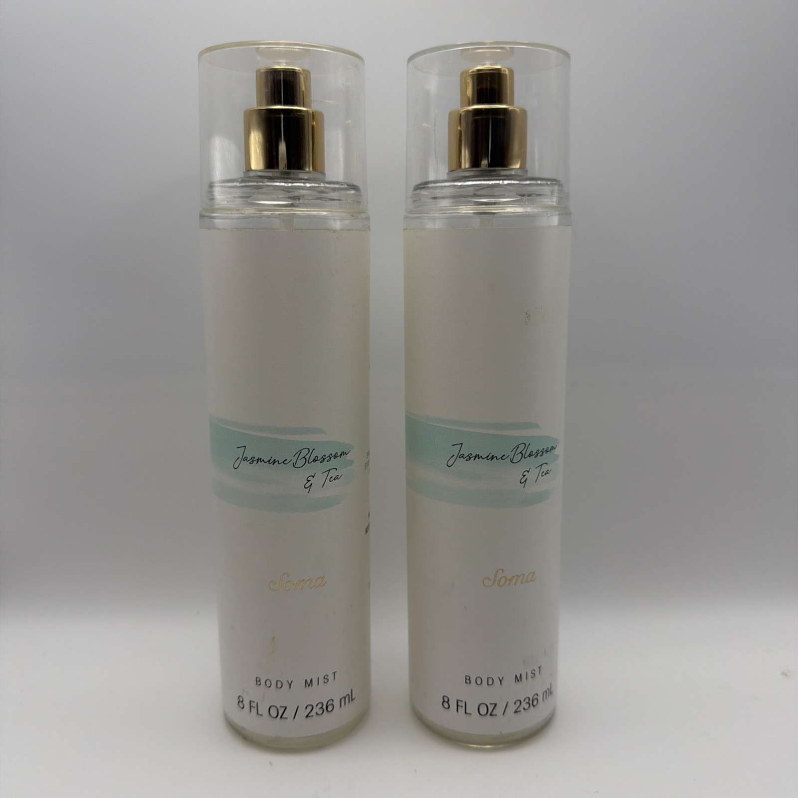 2X Rare Soma Jasmine Blossom & Tea Body Mist Spray Discontinued *See Notes 2X Rare Soma Jasmine Blossom & Tea Body Mist Spray Discontinued *See Notes