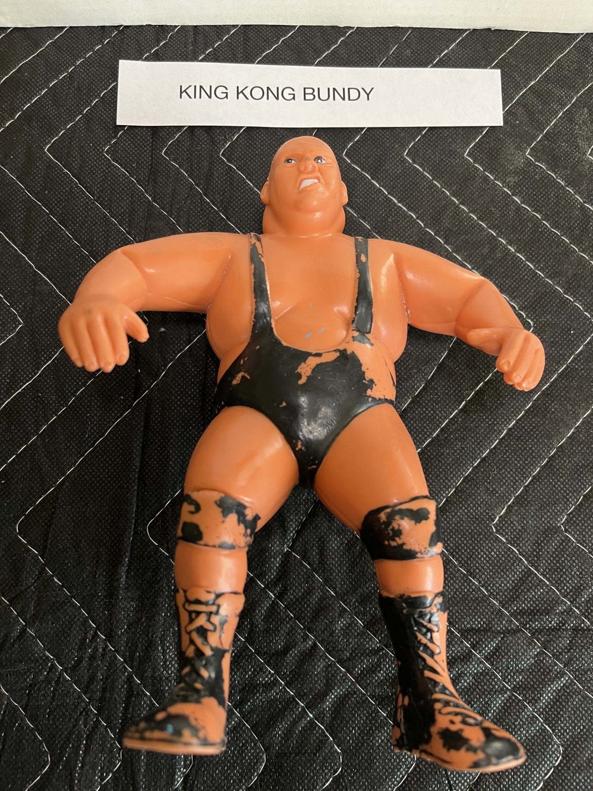 Vintage 1985 LJN Titan Sports WWF King Kong Bundy 8\ Vintage 1985 LJN Titan Sports WWF King Kong Bundy 8\