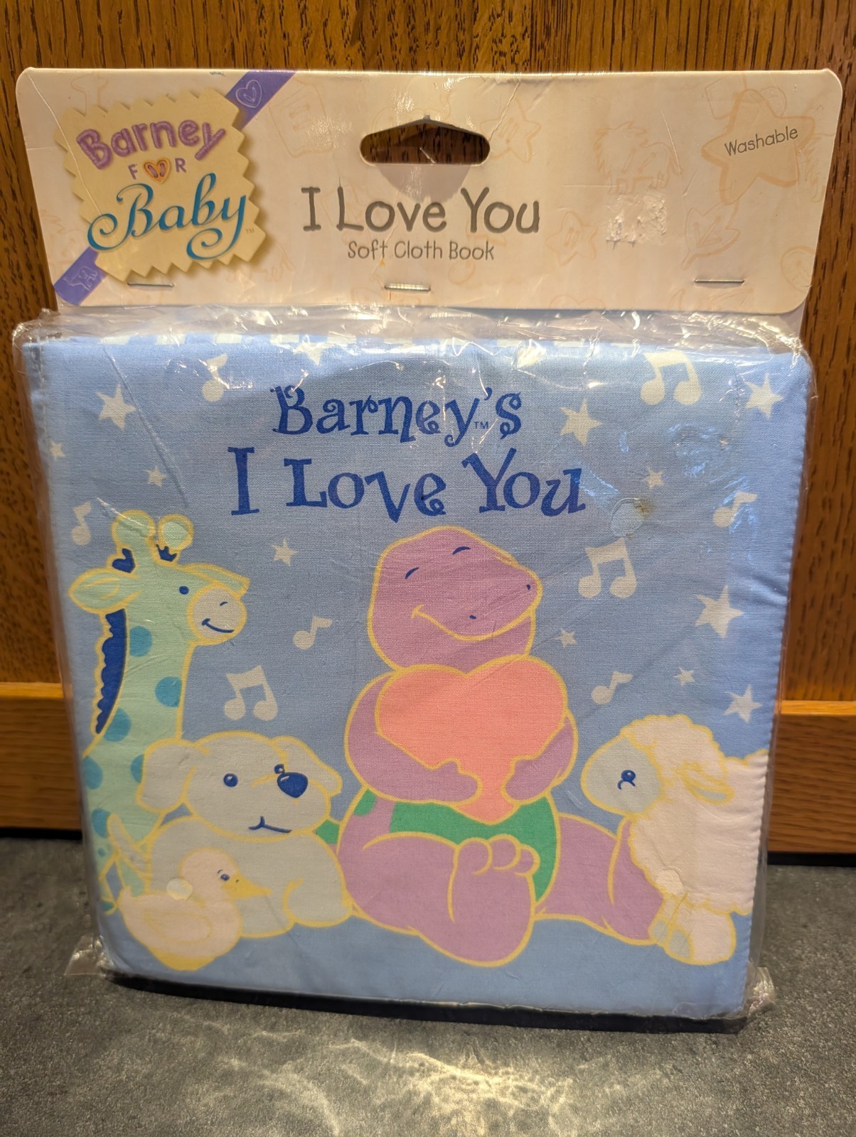 NOS NWT Barney I Love You Soft Book 2000 Barney For Baby NOS NWT Barney I Love You Soft Book 2000 Barney For Baby