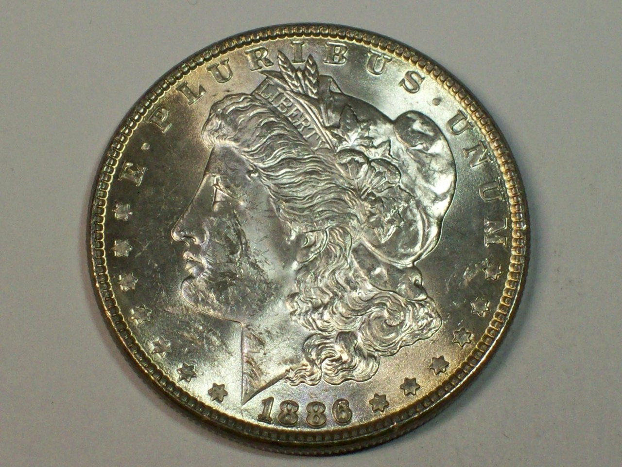 1886 Morgan Silver Dollar   Near Choice BU      SN9035