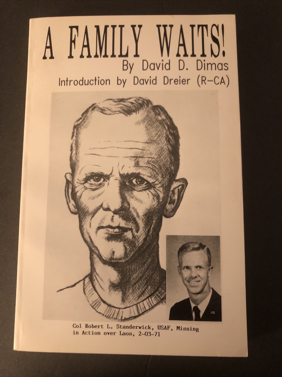 A Family Waits (1st Ed, Signed) by David D. Dimas Rare — New A Family Waits (1st Ed, Signed) by David D. Dimas Rare — New