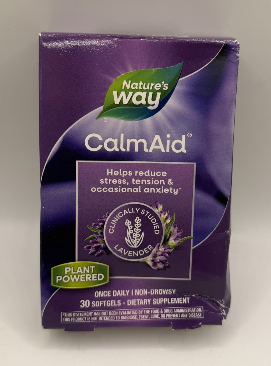 2 x Nature’s Way Calm Aid lavender 30 Softgels EXP: 11/2026 2 x Nature’s Way Calm Aid lavender 30 Softgels EXP: 11/2026