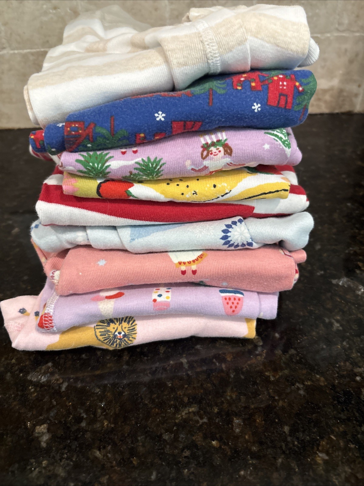 Lot Of 9 Hanna Andersson Pajama Kids 5-12 Mix and Match Tops Bottoms Lot Of 9 Hanna Andersson Pajama Kids 5-12 Mix and Match Tops Bottoms