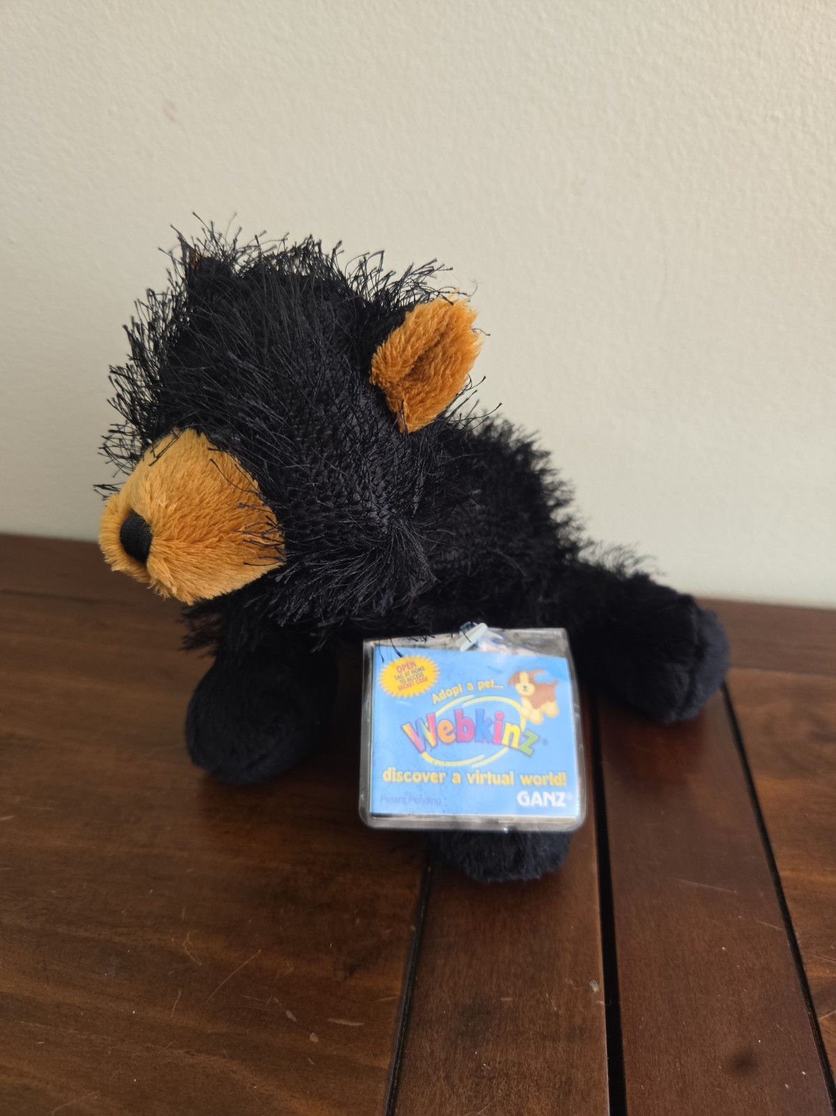 New Webkinz Black Bear Ganz Plus Toy WITH SEALED CODE UNUSED New Webkinz Black Bear Ganz Plus Toy WITH SEALED CODE UNUSED