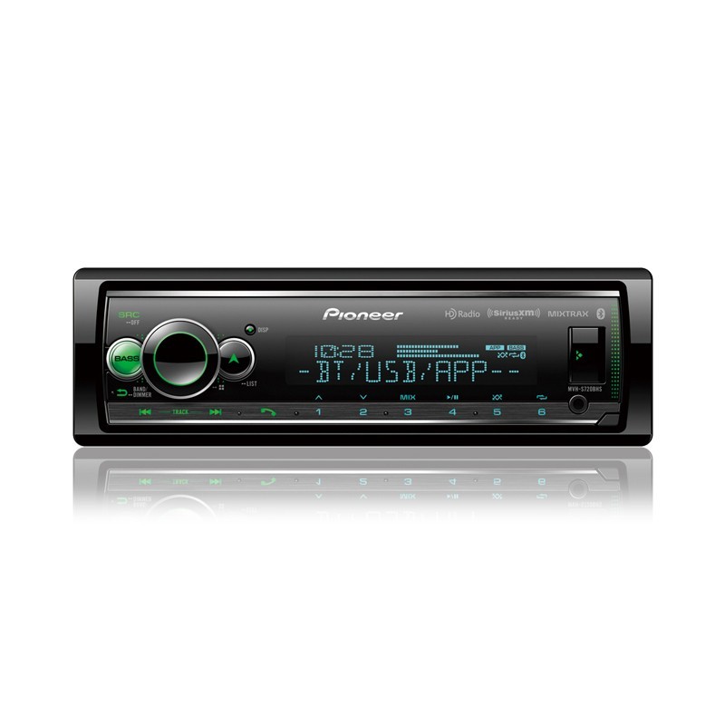 Pioneer MVH-S720BHS Double DIN Digital Media Receiver Bluetooth HD Radio SiriusX Pioneer MVH-S720BHS Double DIN Digital Media Receiver Bluetooth HD Radio SiriusX