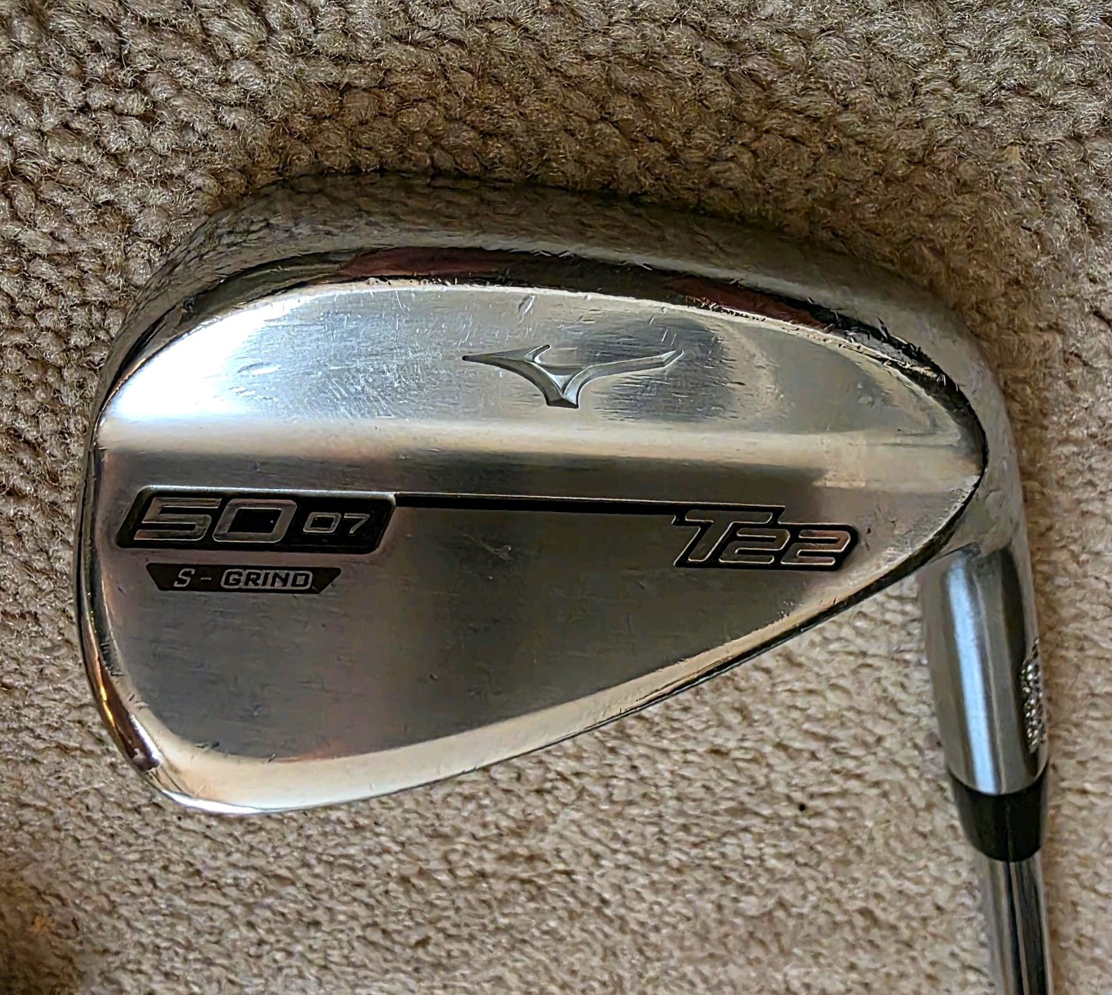 Mizuno T22 GapWedge 50° Loft,07 Bounce,S Grind, Stiff Flex Right-Hand Mizuno T22 GapWedge 50° Loft,07 Bounce,S Grind, Stiff Flex Right-Hand