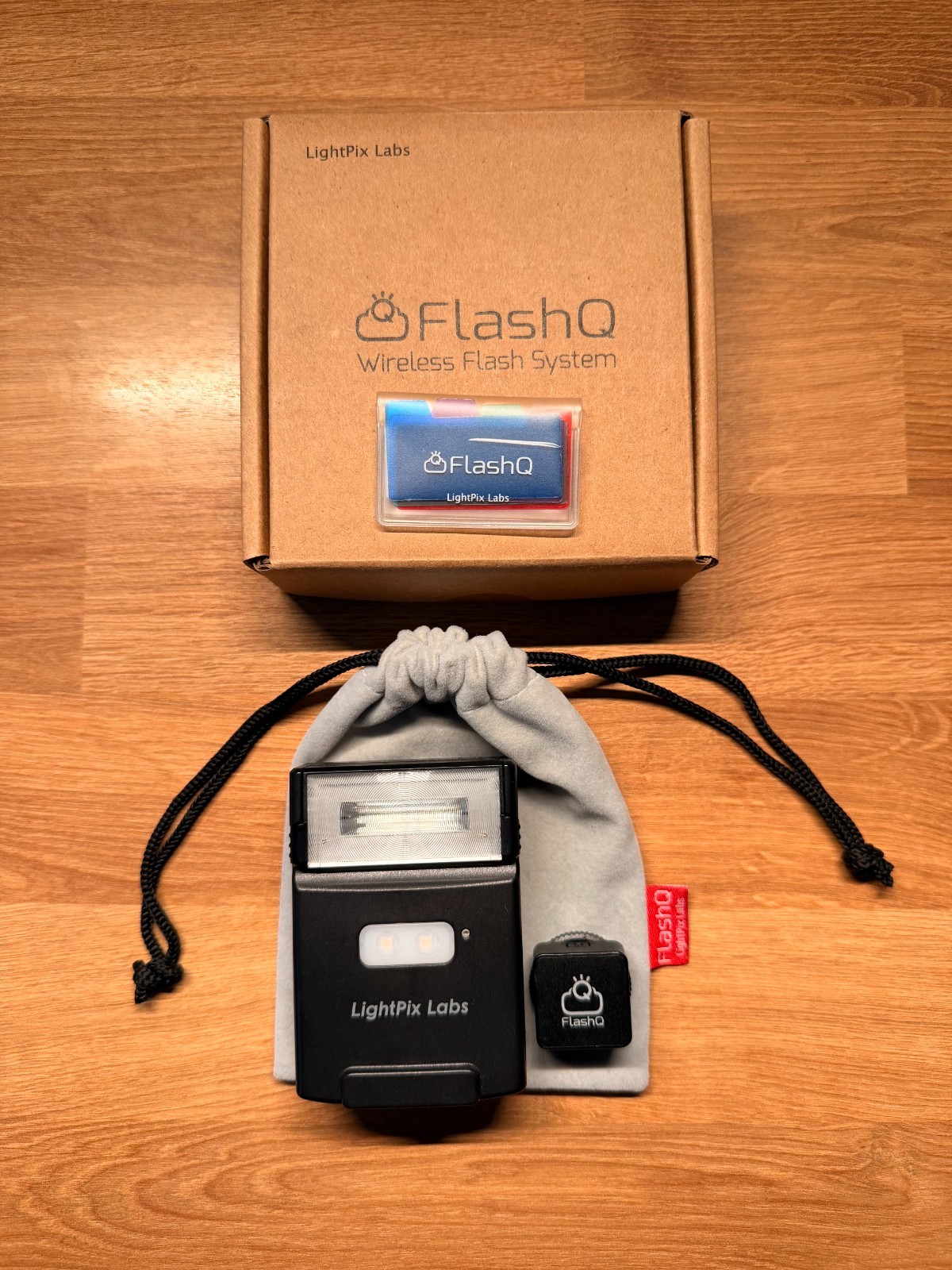 LightPix Labs FlashQ Q20II (Black) — Complete Kit, Lightly Used