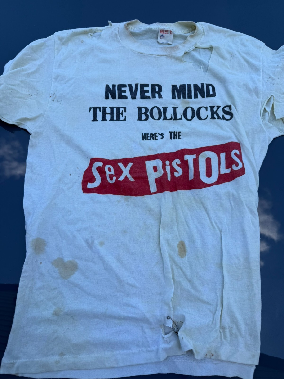 Vintage 80s Sex Pistols Never Mind The Bollocks T Thrashed