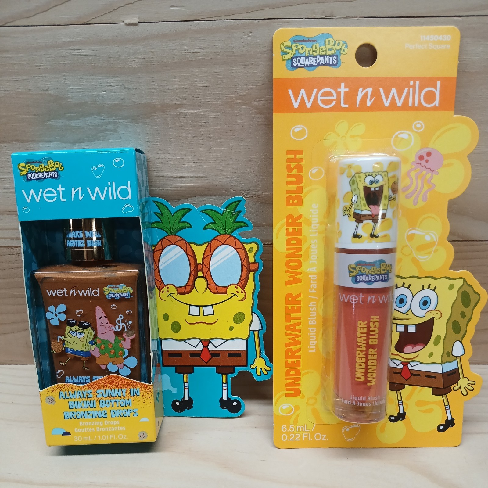 Wet N Wild SpongeBob Underwater Wonder and Aways Sunny Sealed New  