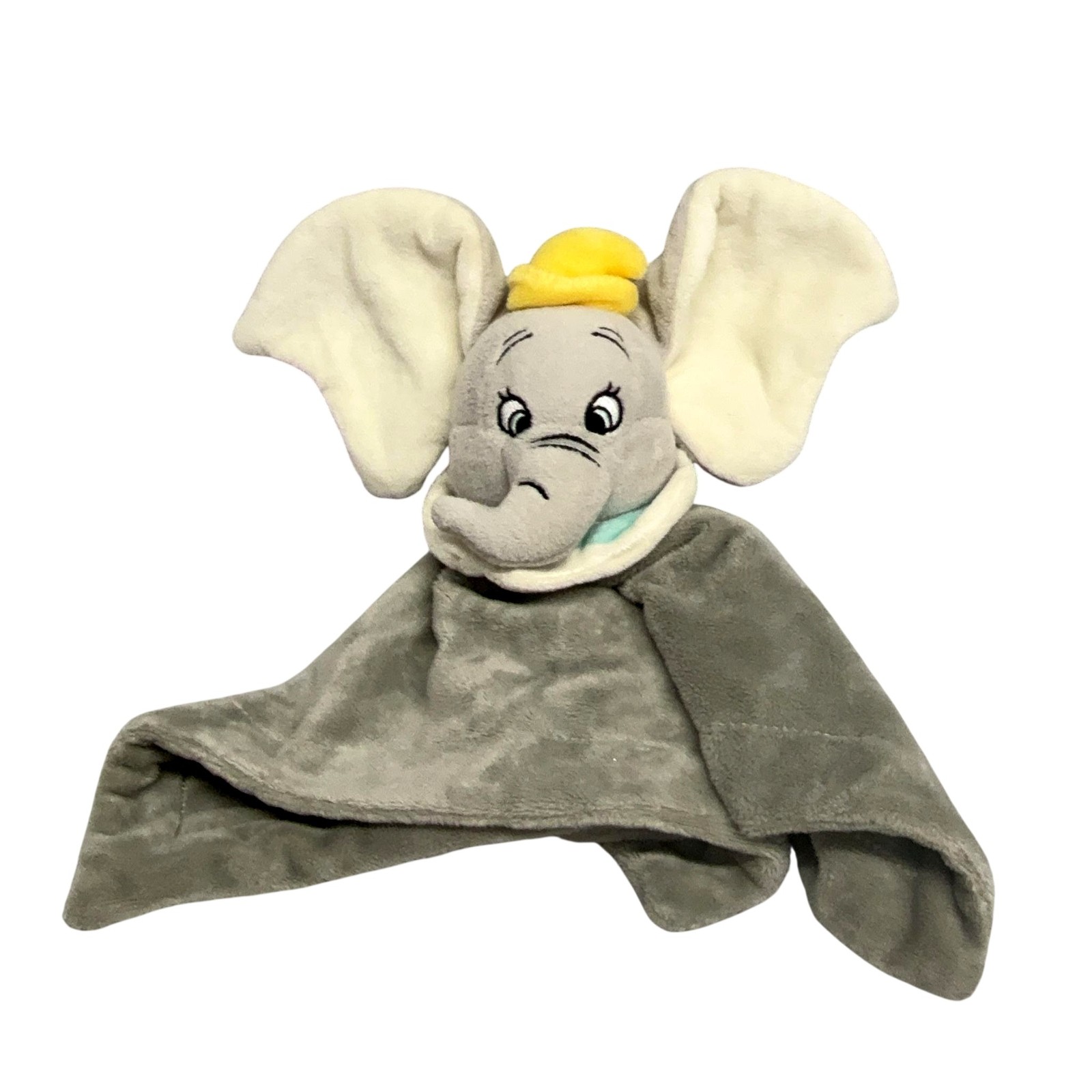 Disney Baby Dumbo Elephant Security Blanket Lovey Gray Plush Soft Toy Baby Boy