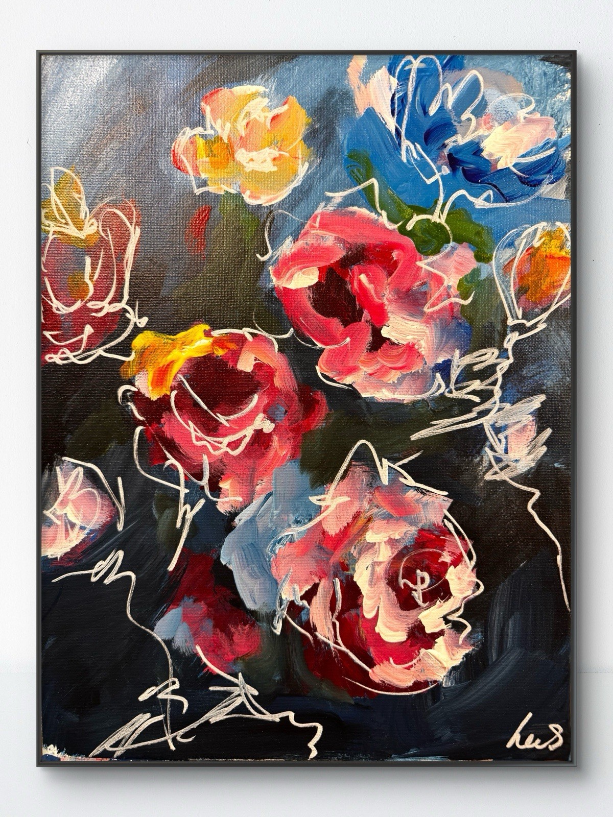 PRIVATE Listing for Lori SAMATOWIC 12x16 Flowers 572
