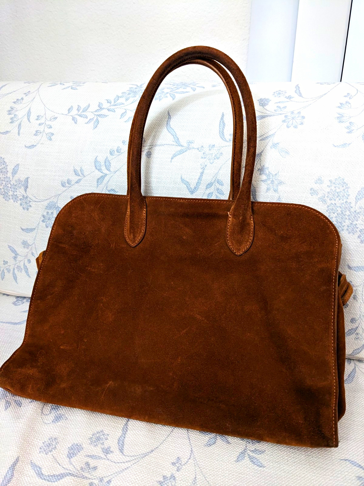 Claudia Firenze Brown Satchel Top Handle Bag Double Handles Zip Magnetic Pockets Claudia Firenze Brown Satchel Top Handle Bag Double Handles Zip Magnetic Pockets