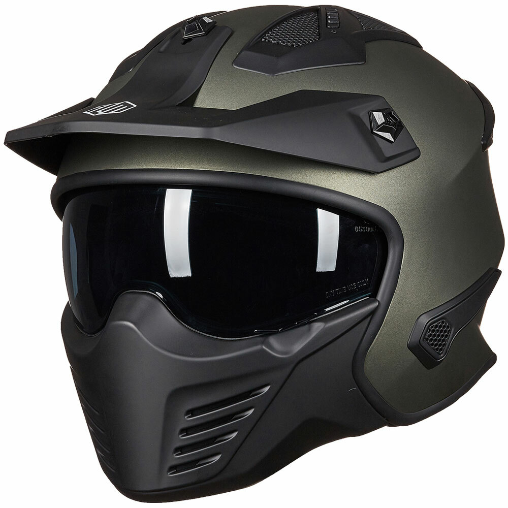 ILM Open Face Motorcycle 3/4 Half Helmet Dirt Bike Moped ATV UTV Scooter DOT