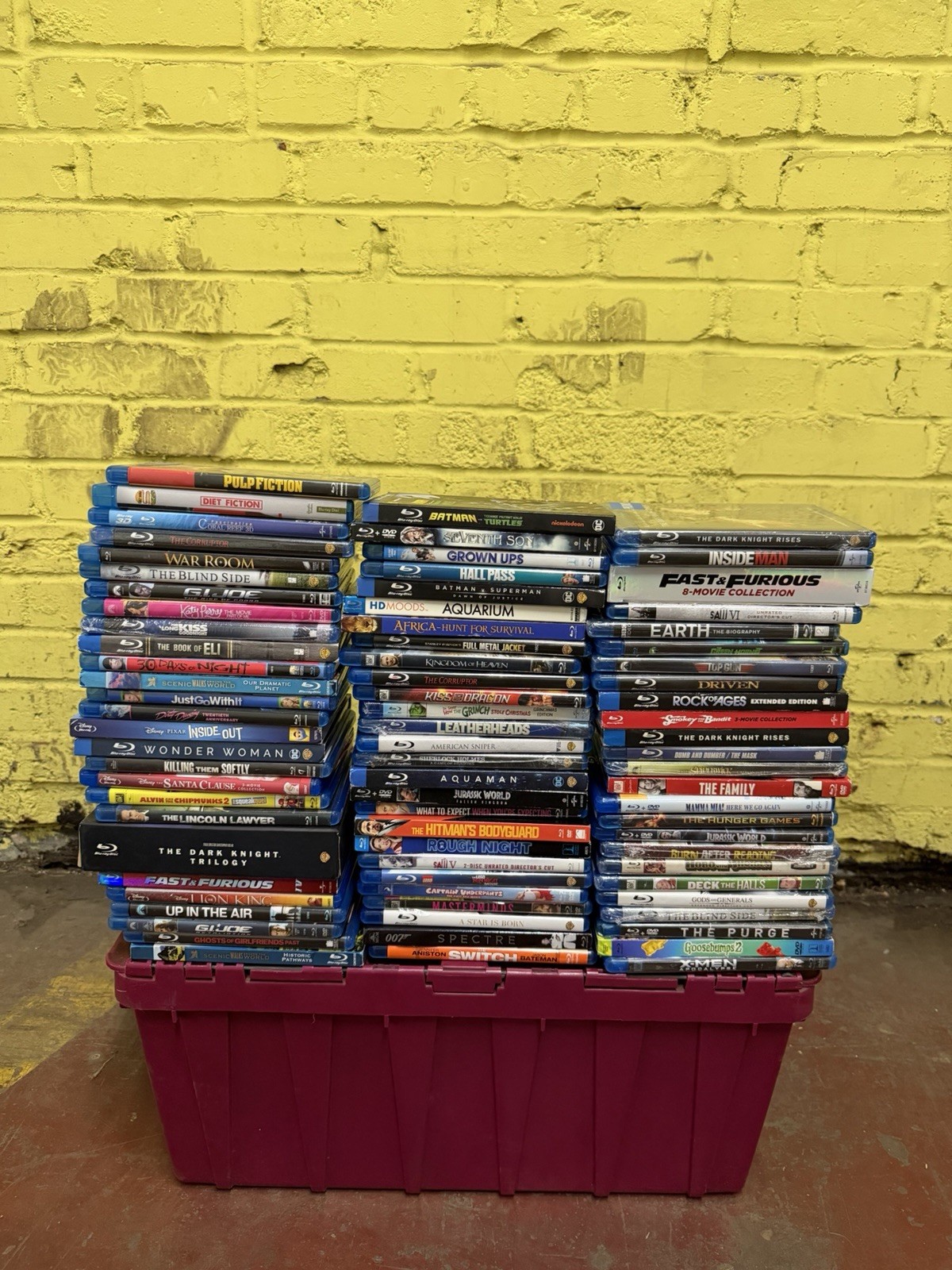 Blu-ray Movie Lot of 87 NTSC Mixed Genre No Animation