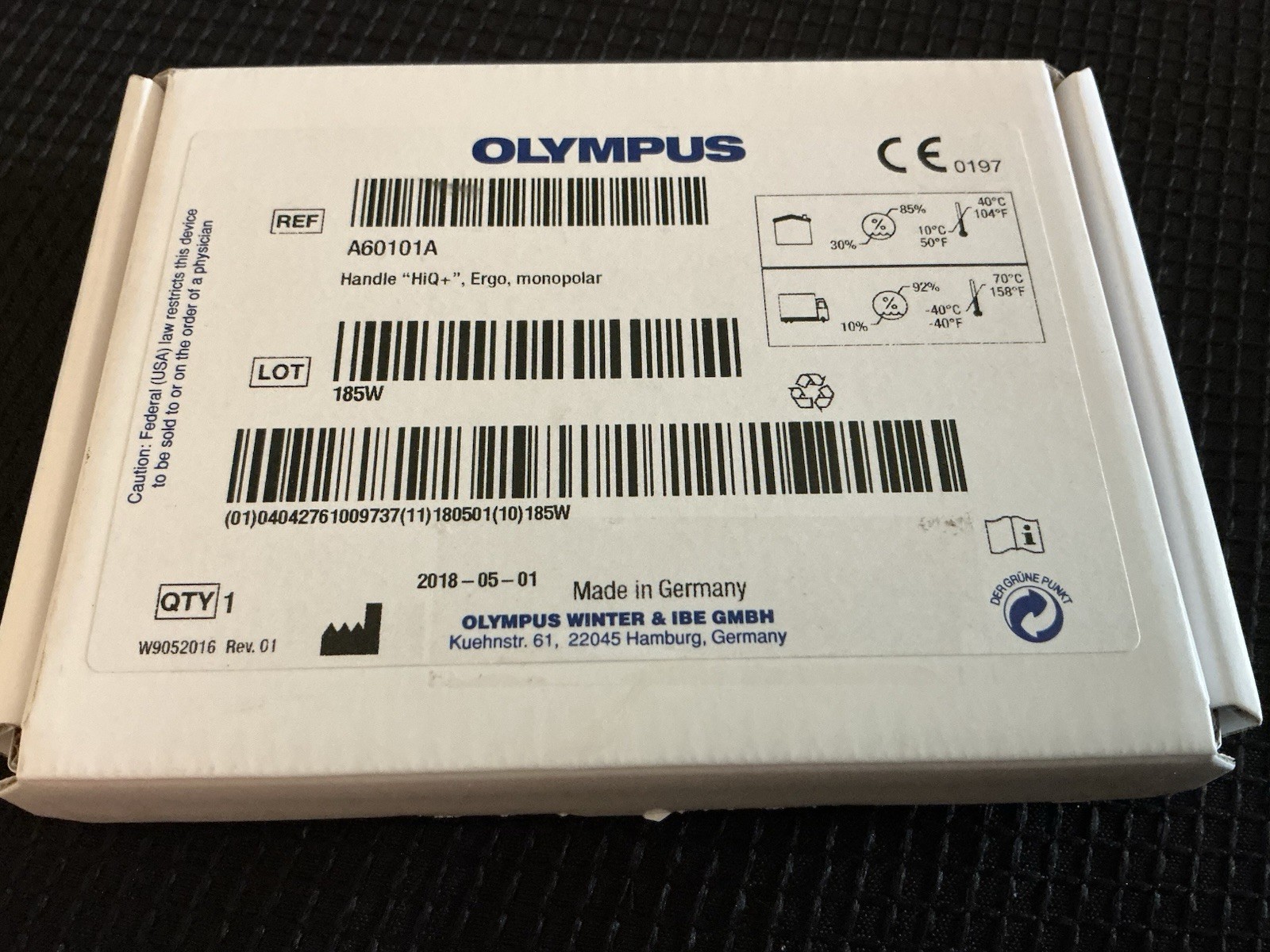 OLYMPUS Handle “HiQ+”, Ergo Handle W/ Monopolar Accesory. A60101A