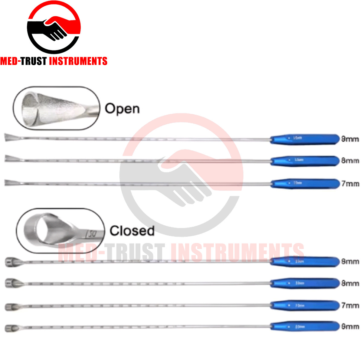 ACL PCL Tendon Orthopedic Extractor Surgical Instrument Arthroscopy 7pcs set