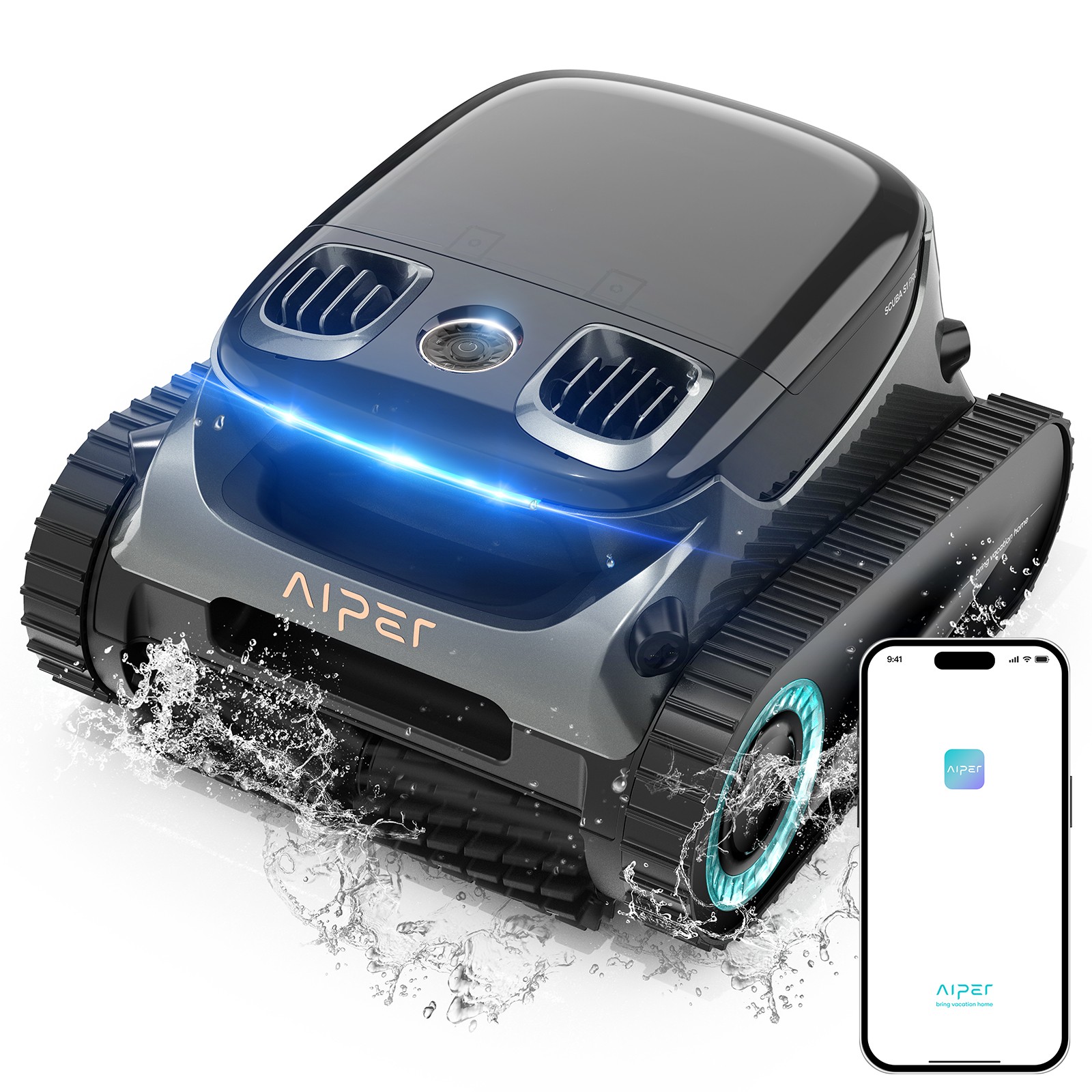 AIPER Scuba S1 pro Pool Cleaner Robotic Pool Vacuum for All Types Pools 2 Years AIPER Scuba S1 pro Pool Cleaner Robotic Pool Vacuum for All Types Pools 2 Years