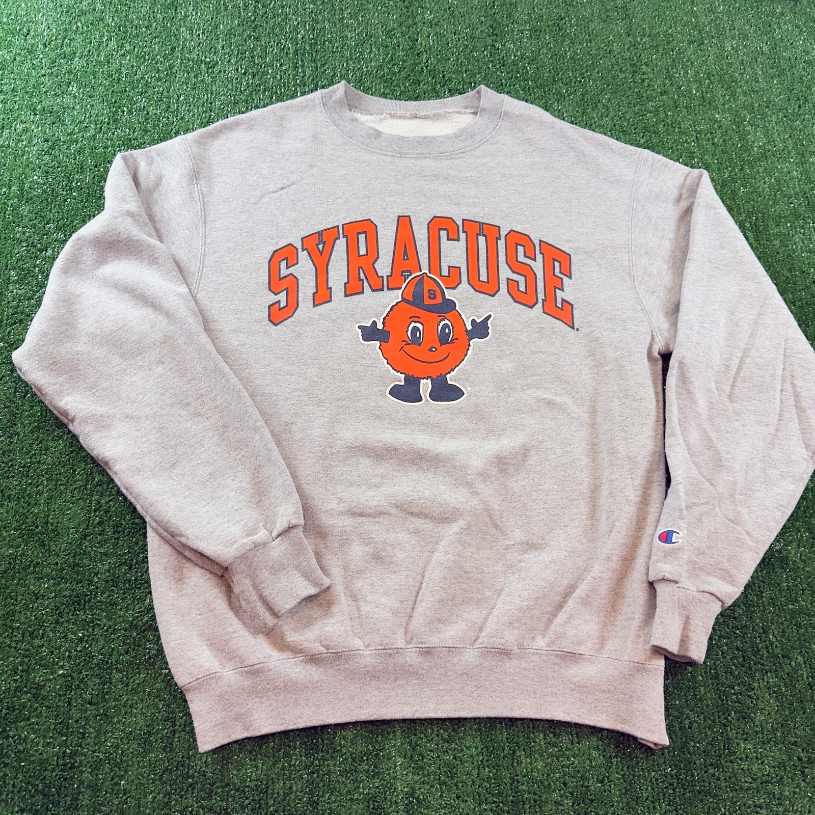 Vintage Champion Syracuse University Orangemen Sweatshirt Champion Cut Tag M/L Vintage Champion Syracuse University Orangemen Sweatshirt Champion Cut Tag M/L
