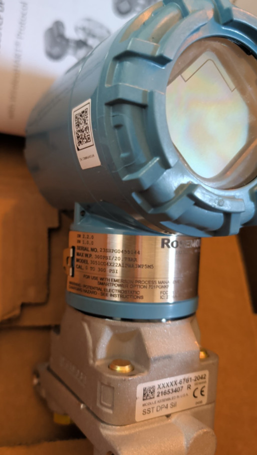NEW Rosemount Pressure Transmitter 0 to 300 PSI Wireless 3051CG4X22A1PWA3WP5M5 NEW Rosemount Pressure Transmitter 0 to 300 PSI Wireless 3051CG4X22A1PWA3WP5M5