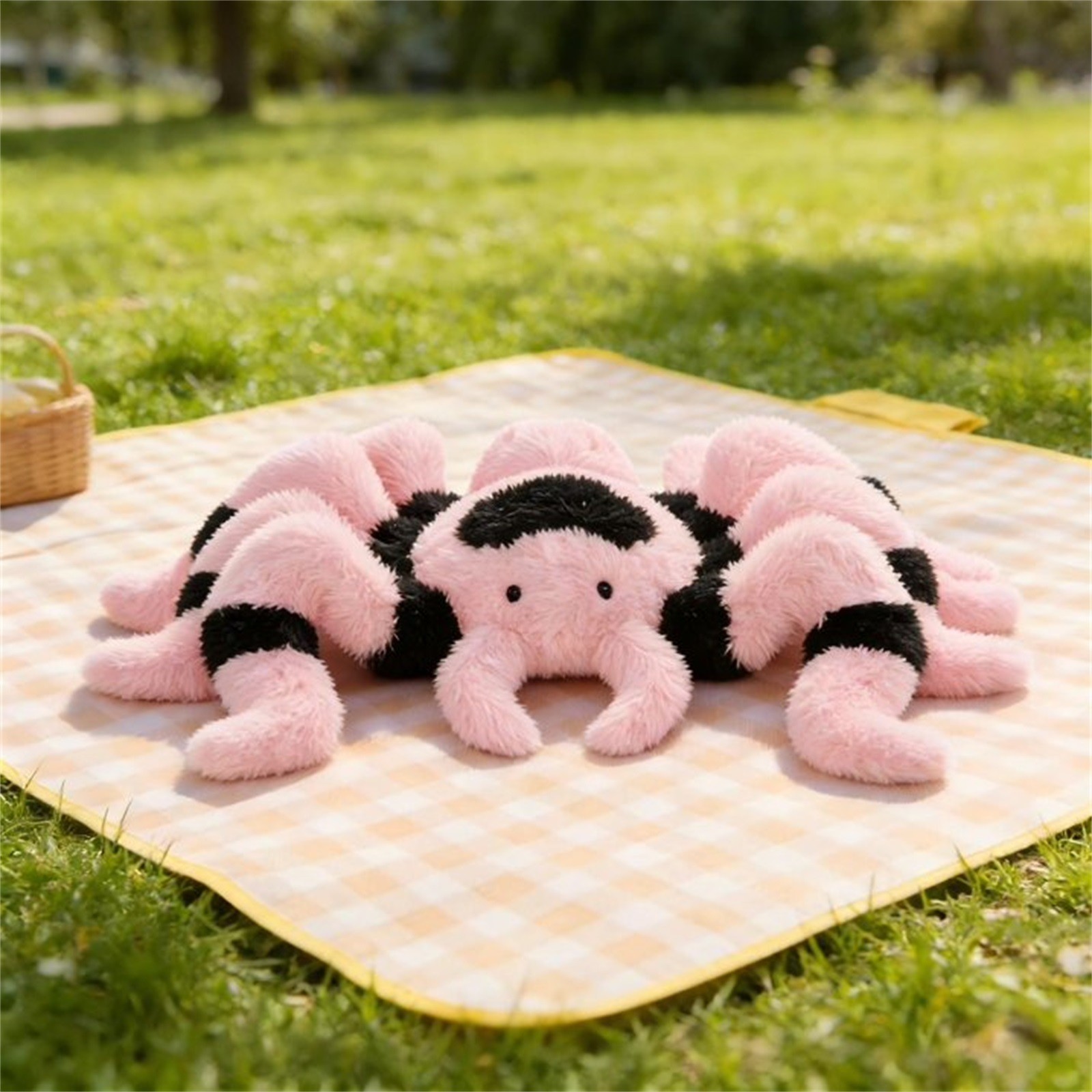 Spider Plush Pink & Black 16.69\ Spider Plush Pink & Black 16.69\