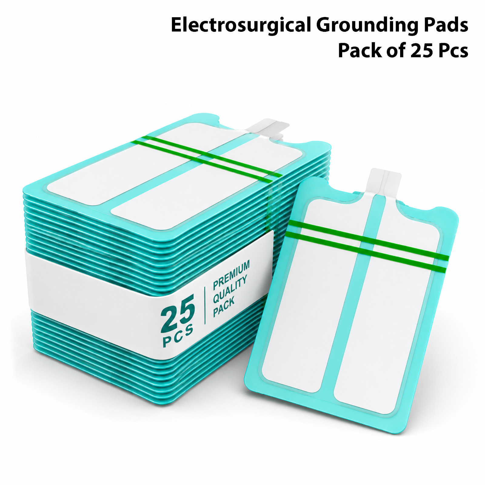 Electrosurgical Grounding Pads without Cable Electrosurgical ESU Pads 25-50 Pcs