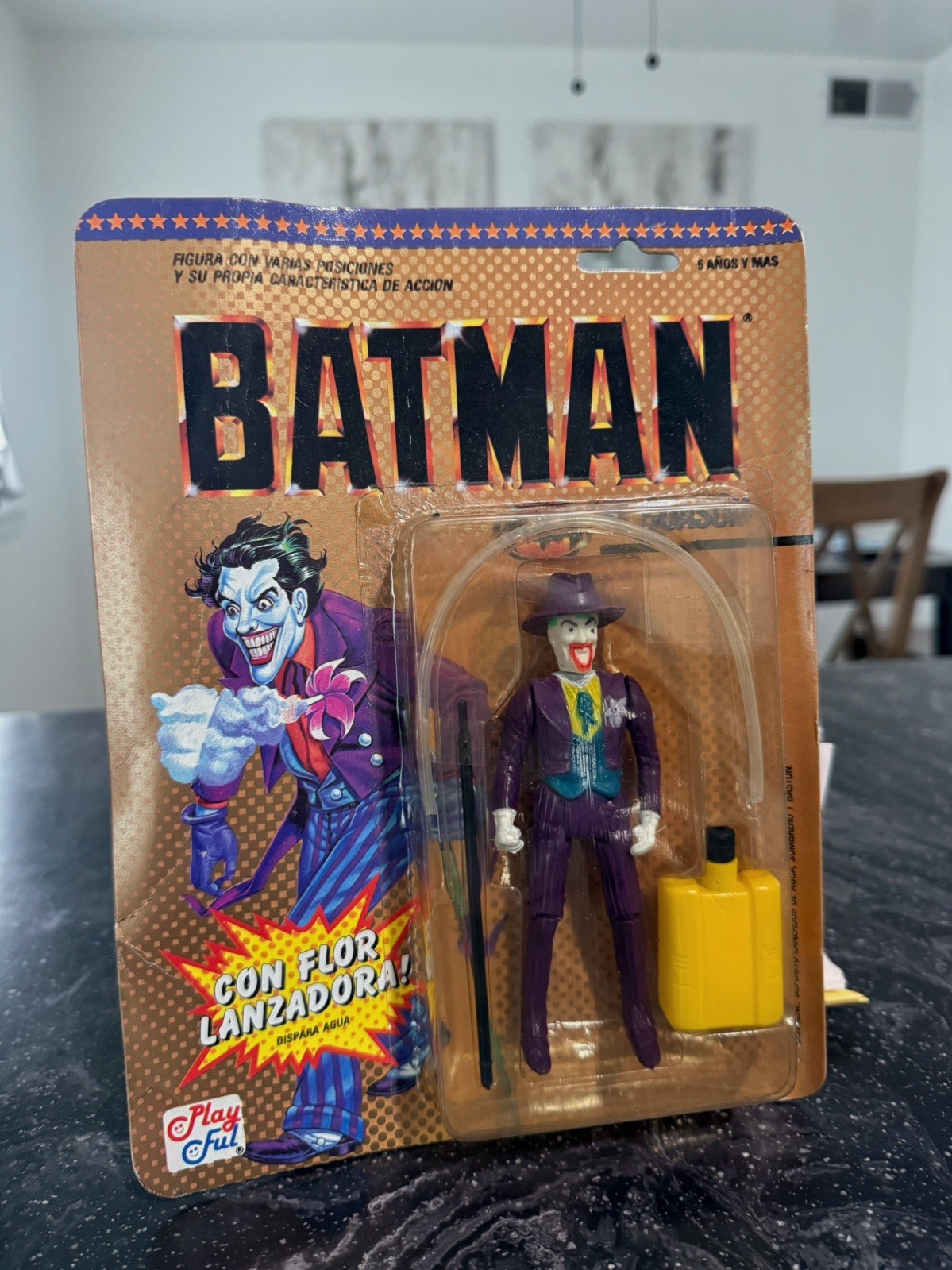 Vintage 1989 Batman Joker El Guason Playful Argentina MOC Sealed Rare Cuick S.A.