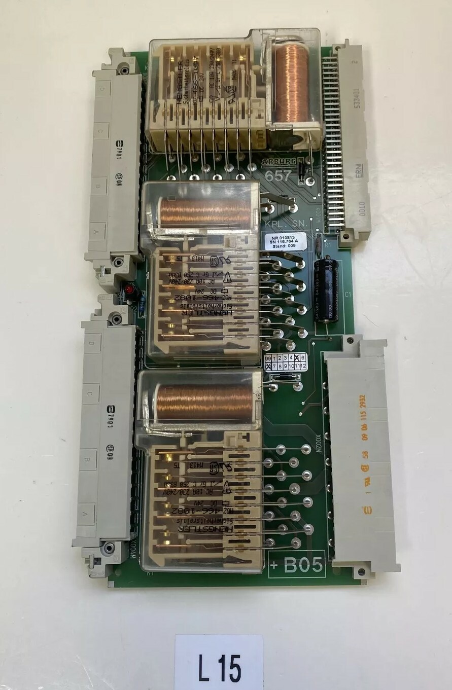 Preowned Arburg 657 SN 116764A Relay Board Warranty Fast Shipping Preowned Arburg 657 SN 116764A Relay Board Warranty Fast Shipping