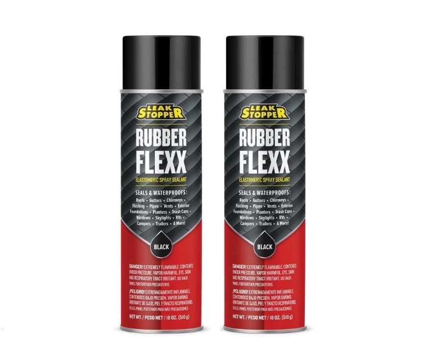 Rubber Flexx Leak Repair & Sealant Spray 18 Oz 100% Flexible Seal 2 Pack Rubber Flexx Leak Repair & Sealant Spray 18 Oz 100% Flexible Seal 2 Pack