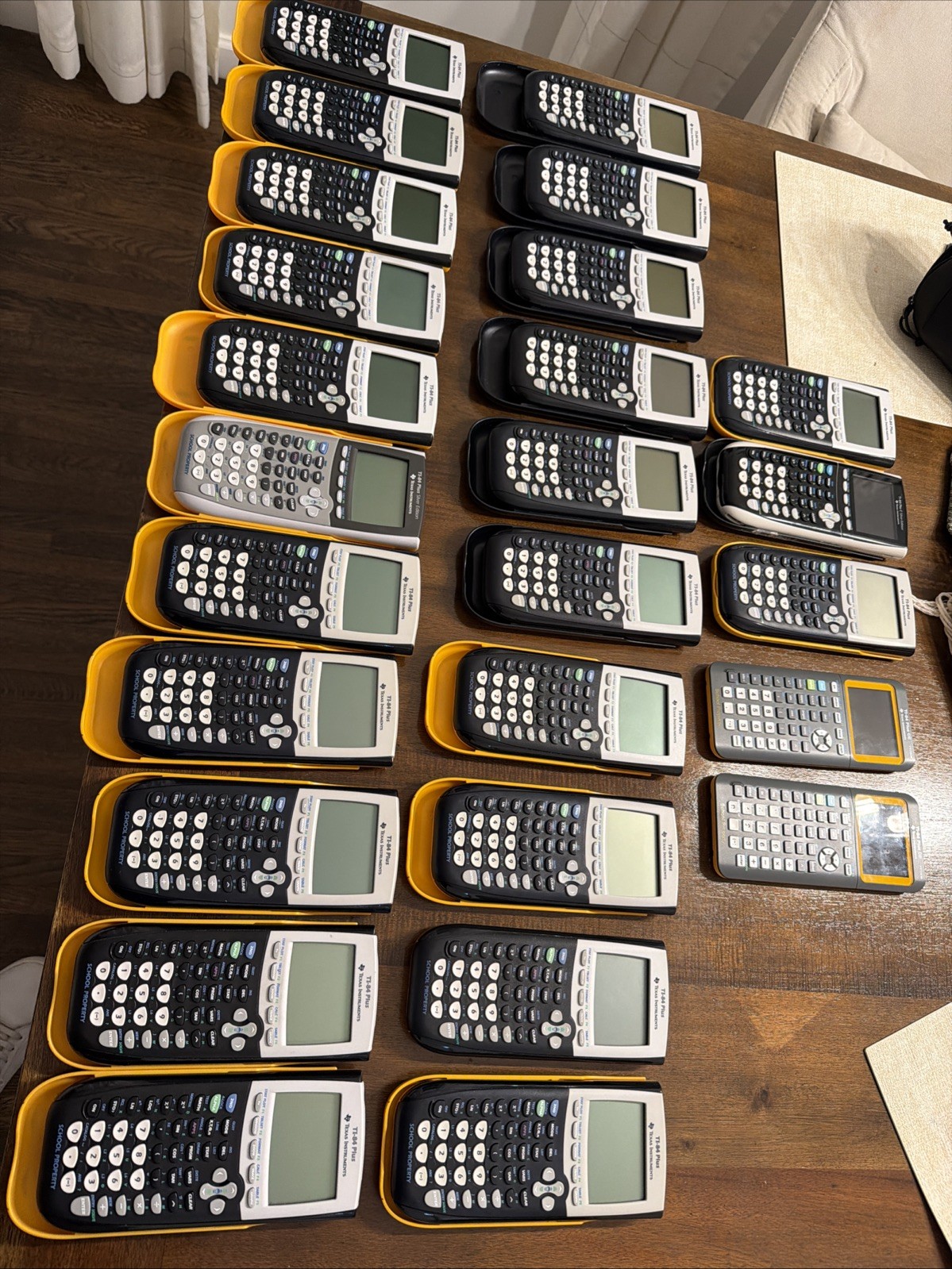 Lot of 26 TI-84 Plus Graphing Calculators Tested Good Condition See Pics Read Lot of 26 TI-84 Plus Graphing Calculators Tested Good Condition See Pics Read