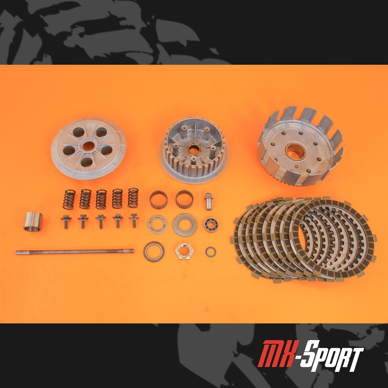 03-07 2004 TE250 TE 250 OEM Clutch Primary Driven Gear Basket Hub Plates Set